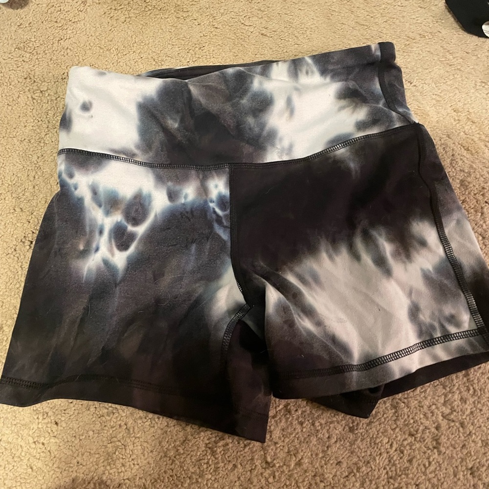 Tyedye shorts.